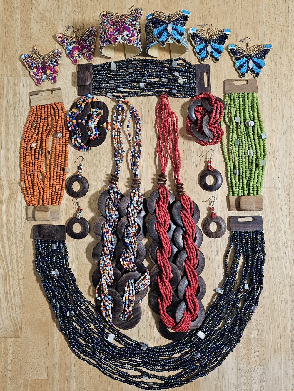 Mixed Jewelry Lot- Fashion Beaded Boho Styles